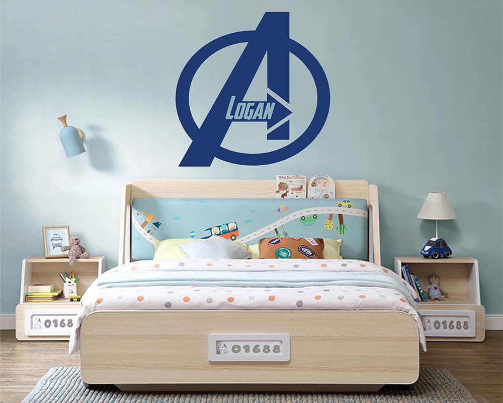 Avengers Name Wall Decal